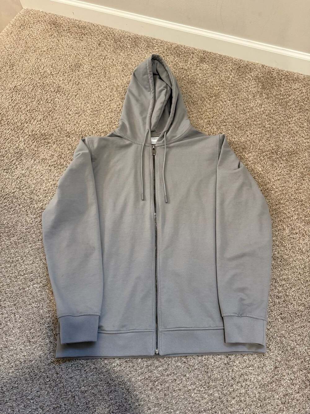 Cuts Clothing Friday Full-Zip Hoodie Grey Size XL